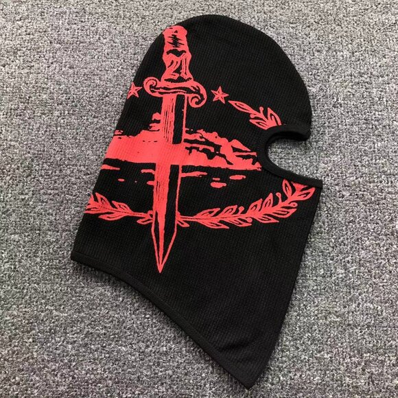 Corteiz CRTZ X Slaughter Gang Balaclava 21 Savage Swag Black - Picture 1 of 9